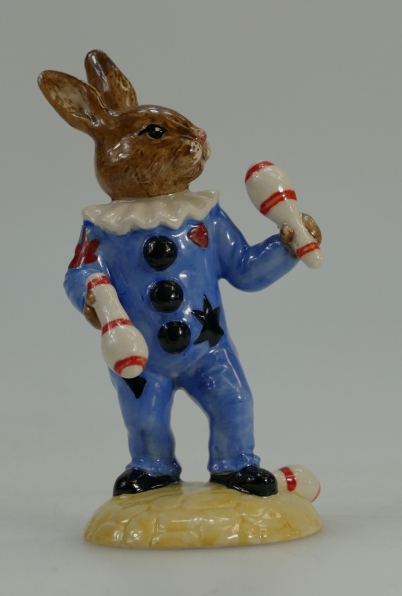 Appraisal: Royal Doulton Bunnykins figure Juggler DB UKI Ceramics limited edition