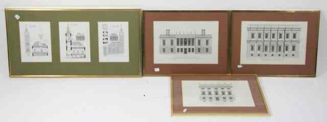 Appraisal: By C A Campbell after Inigo Jones The Elevation of