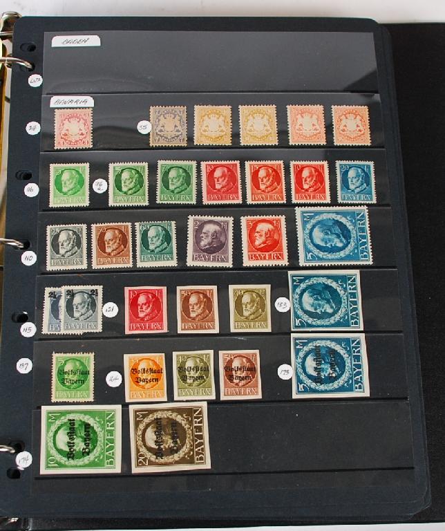 Appraisal: BLACK HAGNER BINDER with a fine mint collection of Germany