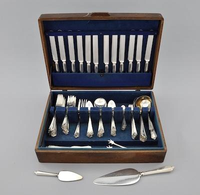 Appraisal: A Group of Sterling Silver Flatware in the Plymouth Pattern