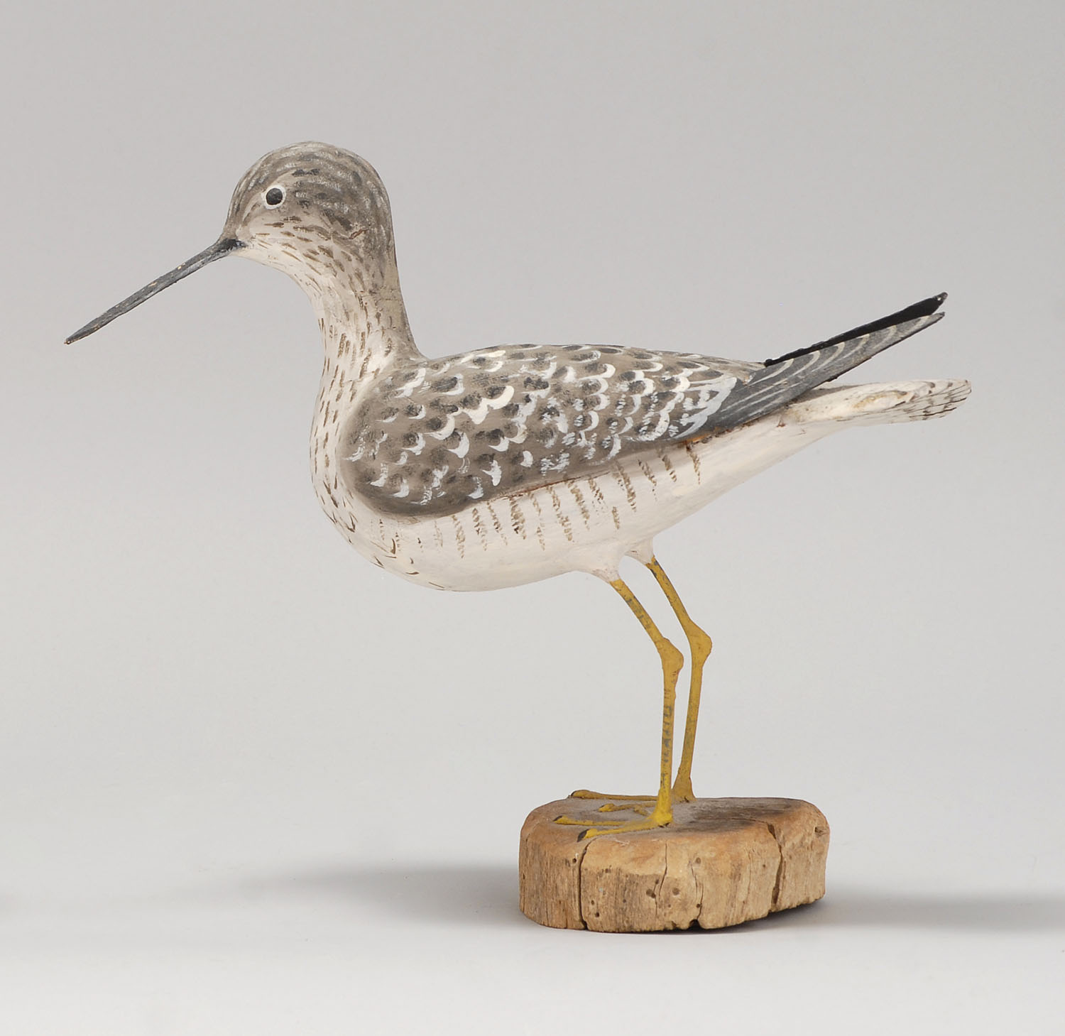 Appraisal: LIFE-SIZE GREATER YELLOWLEGS By Peter Peltz of East Sandwich Massachusetts