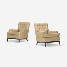 Appraisal: T H Robsjohn-Gibbings LOUNGE CHAIRS MODEL PAIR WiddicombUnited Kingdom USA