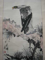 Appraisal: Five Chinese hanging scrolls