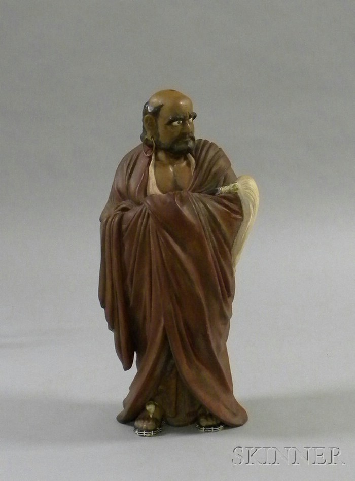 Appraisal: Ceramic Japanese Statue of Daruma ht in