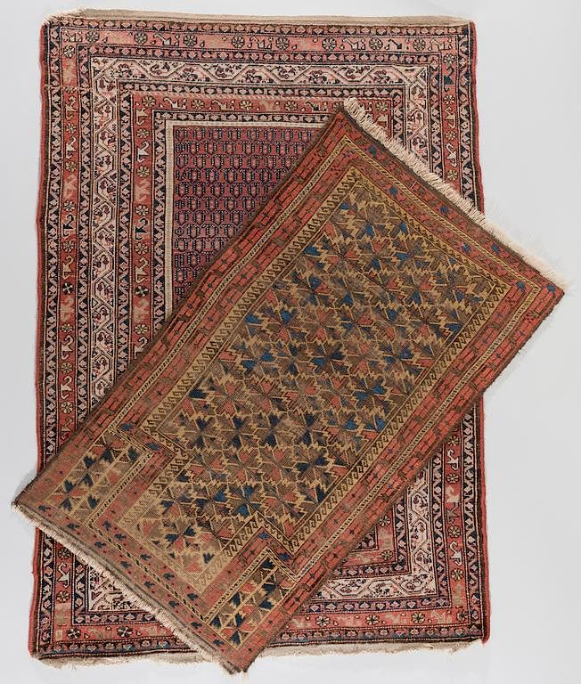 Appraisal: Serabend and Belouchi Area Rugs st item Antique Persian Sarabend