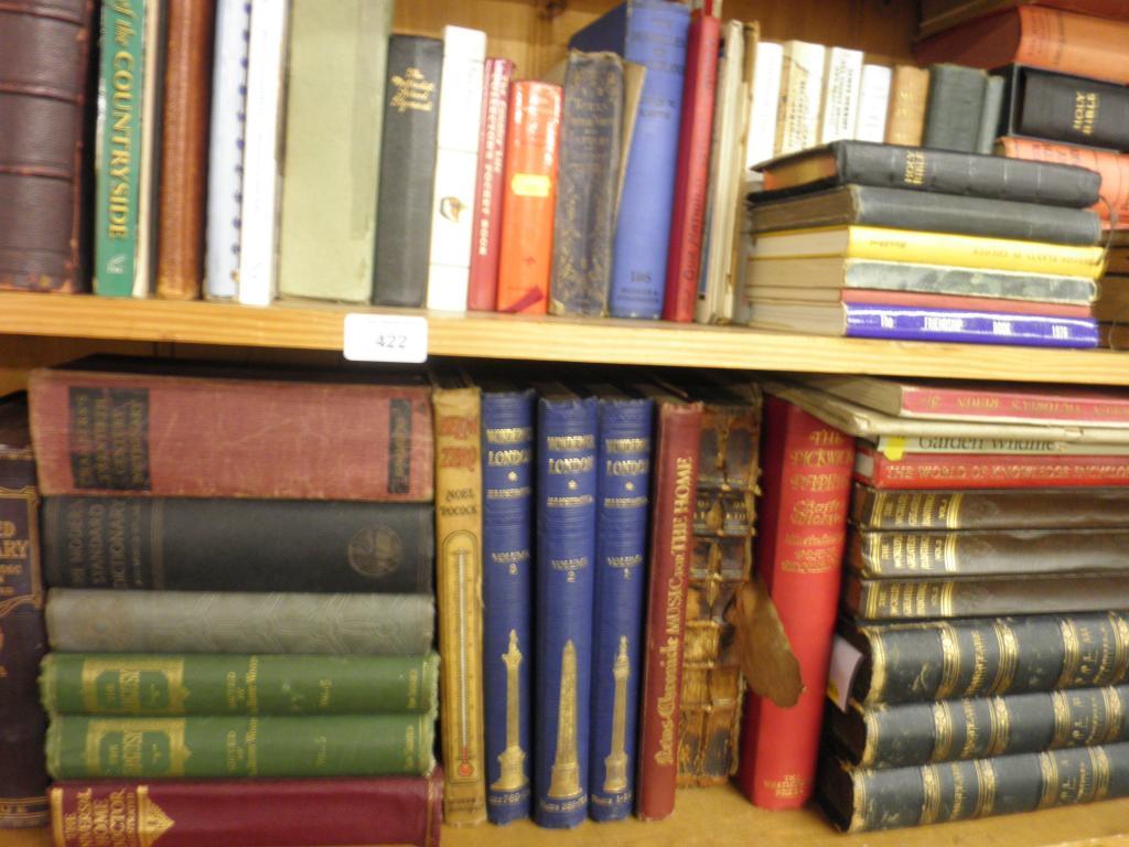 Appraisal: A large quantity of general books to include two volumes