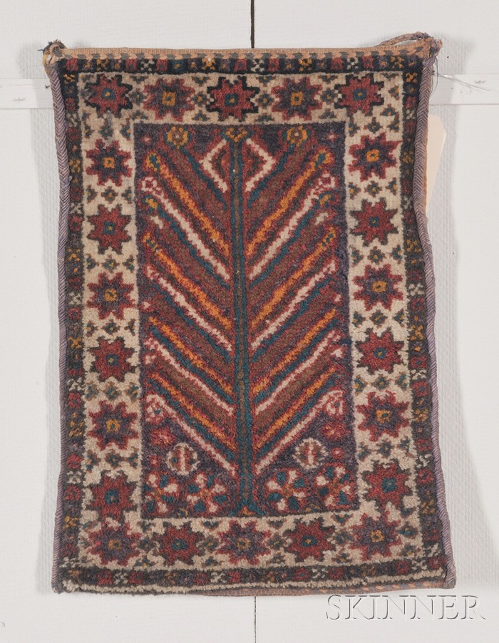 Appraisal: Southwest Persian Bag late th early th century very slight