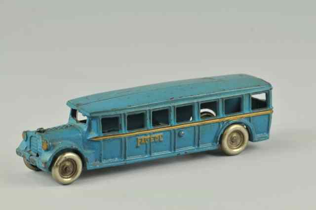 Appraisal: FAEGOL BUS Arcade cast iron done in blue overall classic