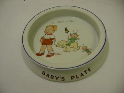 Appraisal: A SHELLEY MABEL LUCIE ATTWELL BABY'S PLATE of circular form