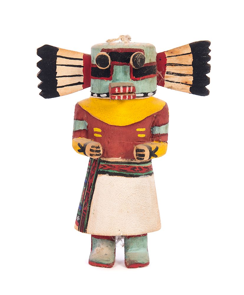 Appraisal: Hopi Warrior Kachina Artist Jimmy Keywanetewa Measures tall Good original