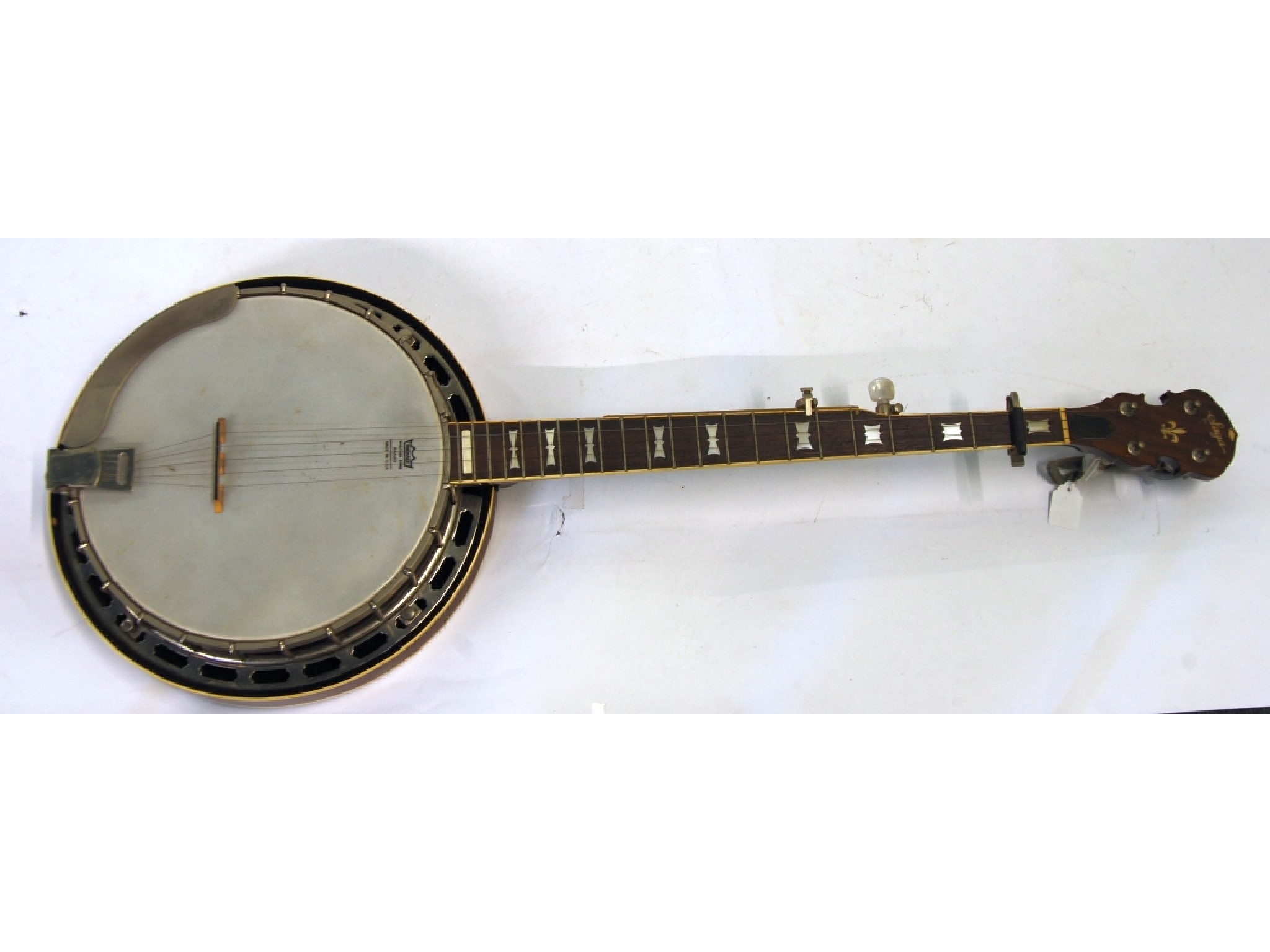 Appraisal: SAGA FIVE STRING HEAVY QUALITY BANJO the fret finger board