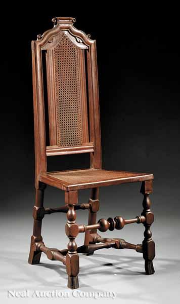 Appraisal: An Early American William and Mary Maple Side Chair early