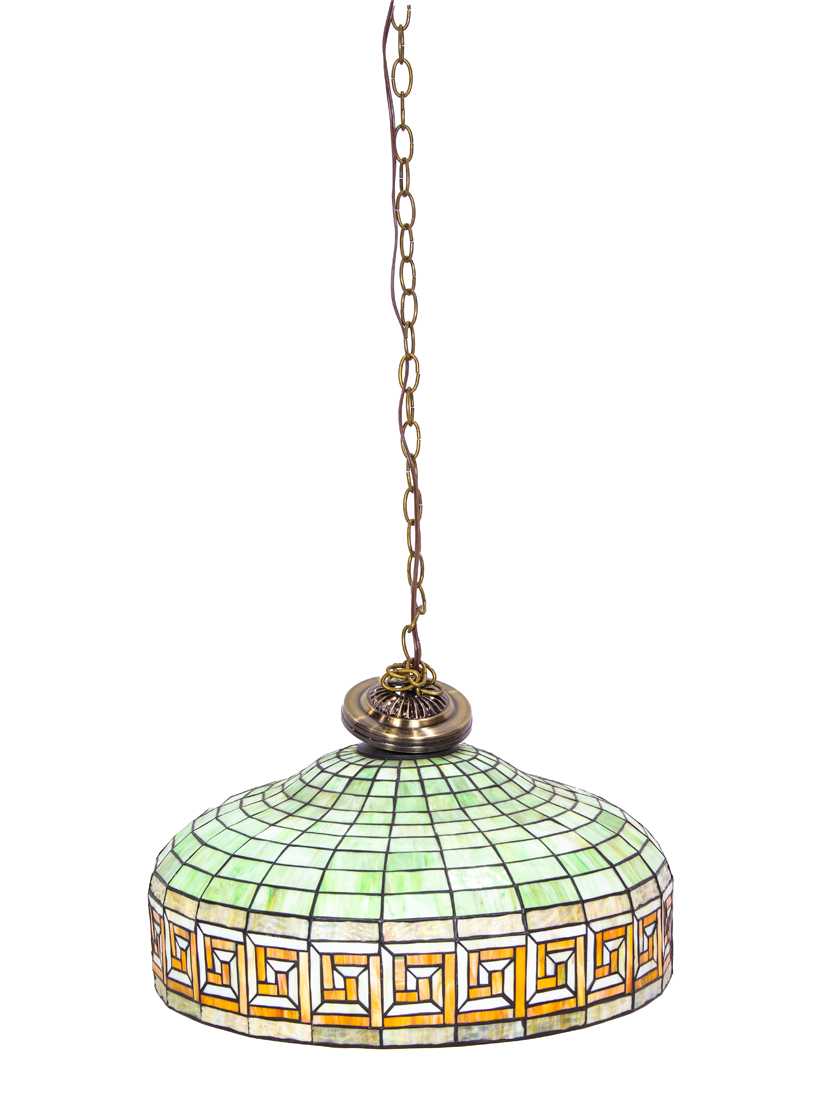 Appraisal: AN ARTS AND CRAFTS STYLE HANGING LIGHT FIXTURE An Arts