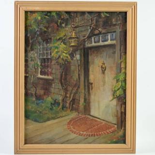 Appraisal: Herbert Morton Stoops The Welcome Mat oil on canvas signed