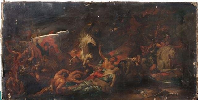 Appraisal: MANNER OF PETER PAUL RUBENS the four horsemen of the