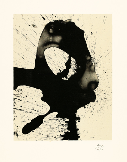 Appraisal: ROBERT MOTHERWELL Two lithographs Both printed in black on light