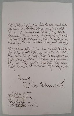 Appraisal: The following collection of autographs was gathered by Charles G