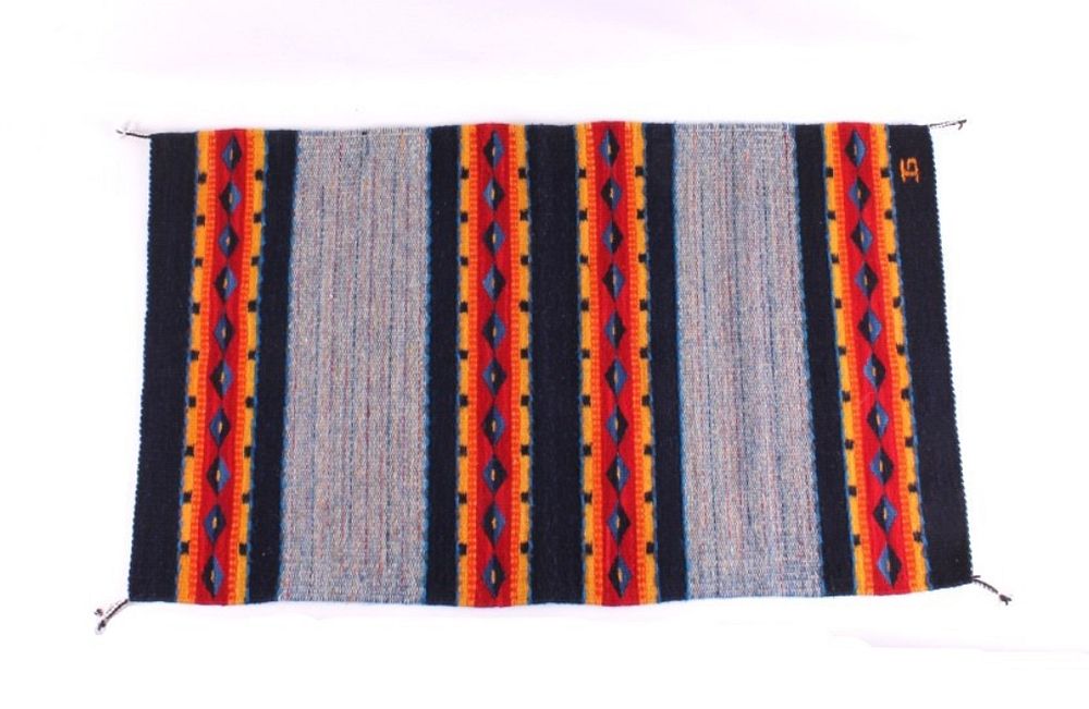 Appraisal: Cadenas Sunburst Rug by Master Weaver A Gutierrez This is