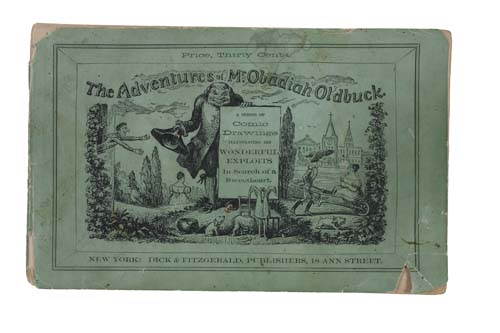 Appraisal: CARICATURE Toepffer Rudolphe The Adventures of Mr Obadiah Oldbuck pages