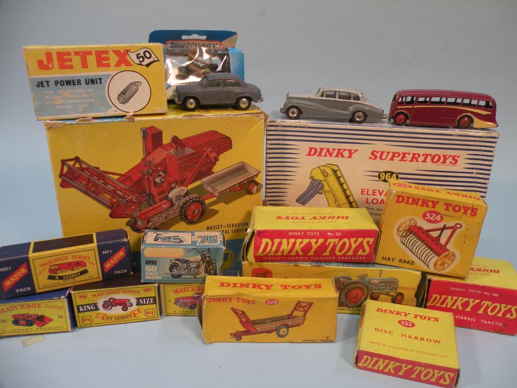 Appraisal: A Dinky Supertoys No elevated loader boxed a Corgi Massey