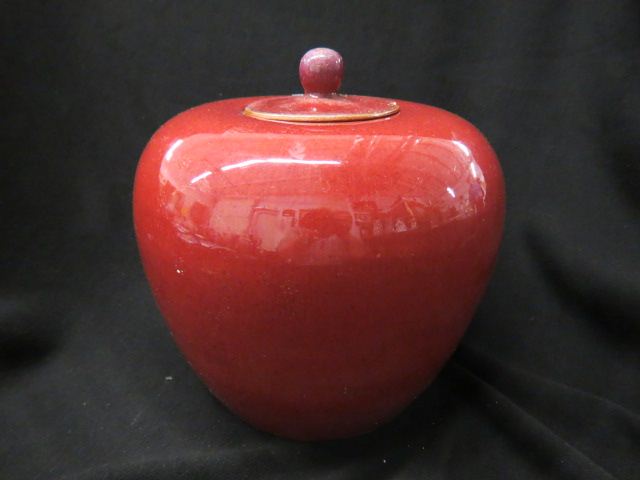 Appraisal: Sang de Boeuf Chinese Pottery Jar