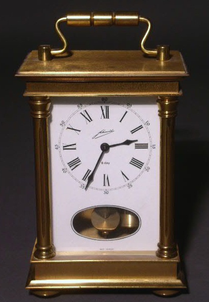 Appraisal: Carriage clock thc made in West Germany h x w