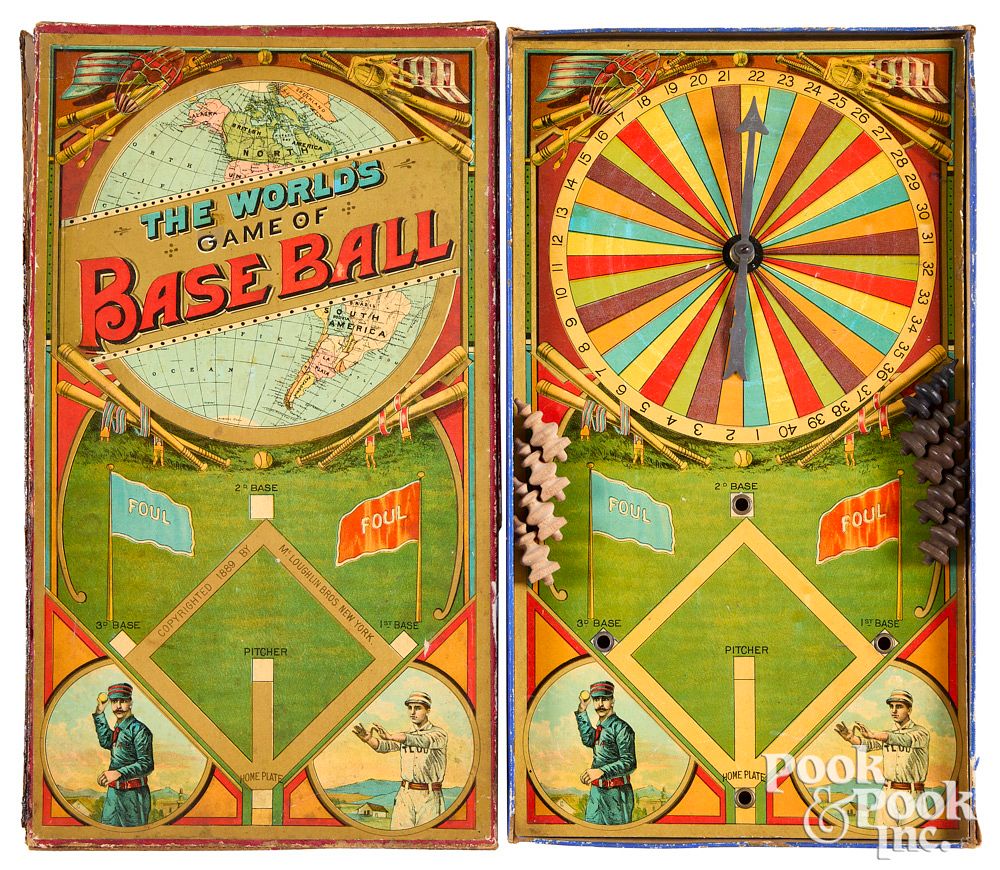 Appraisal: McLoughlin Bros The World's Game of Baseball McLoughlin Bros The