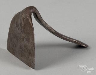 Appraisal: Wrought iron dough scraper th c '' l