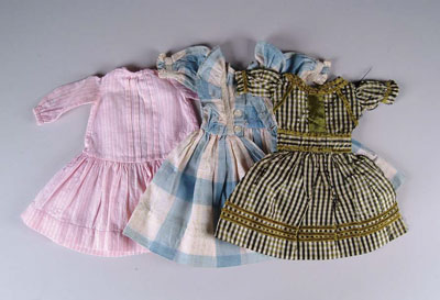 Appraisal: LOT OF PCS OF ANTIQUE DOLL CLOTHING Includes whites and