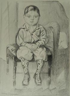 Appraisal: William Sommer lithograph William Sommer American - - ''Sunday Boy''-