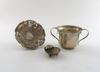 Appraisal: A mixed lot of silver items various dates and makers