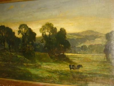 Appraisal: REX VICAT COLE Yorkshire Pastures unsigned canvas laid on board