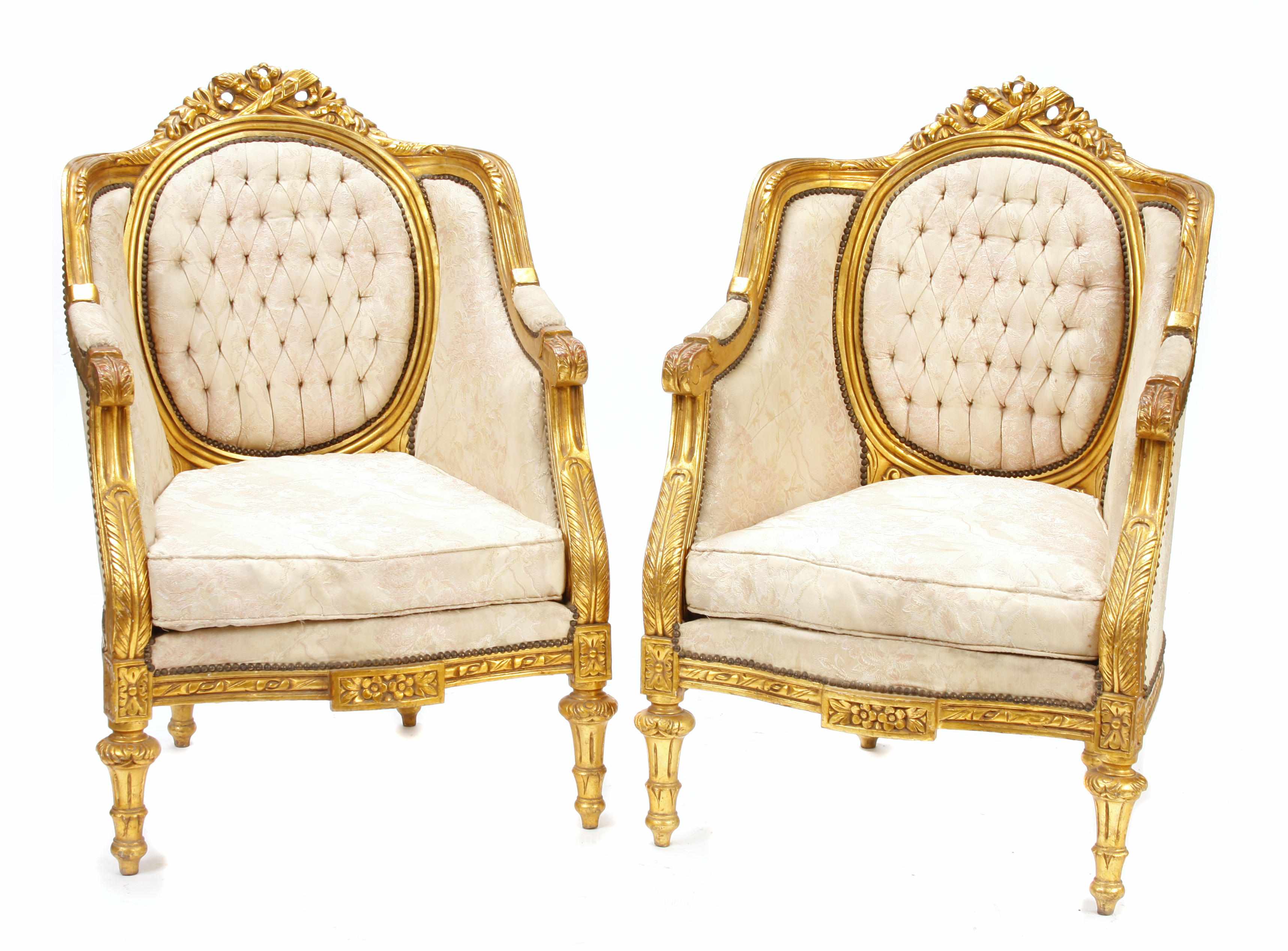 Appraisal: Property of Various Owners A pair of Louis XVI style