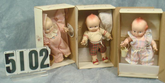 Appraisal: Jesco Kewpie Dolls all mint in original boxes Estimate -