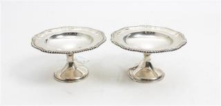 Appraisal: A Pair of American Silver Compotes Gorham Mfg Co Providence