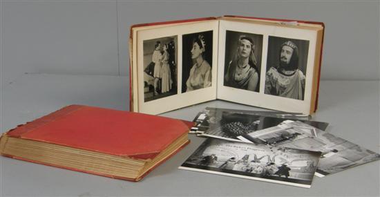 Appraisal: Two albums of photographs depicting scenes at Glyndebourne and the