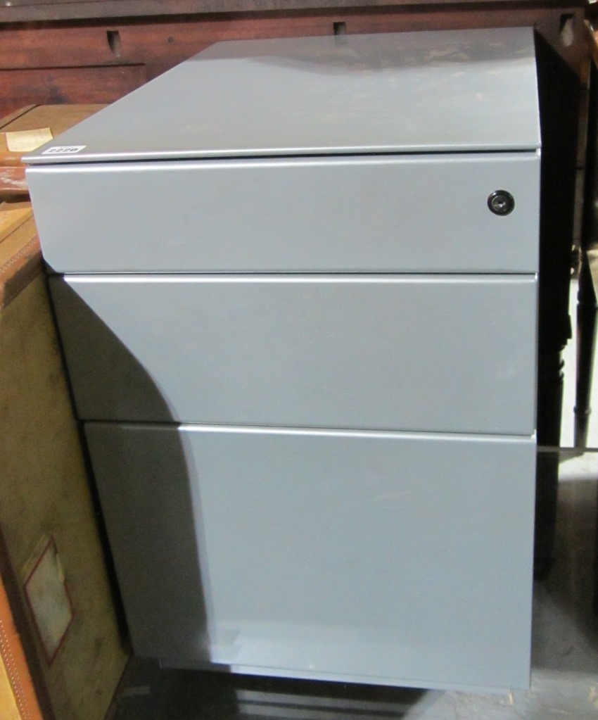 Appraisal: A th century steel filing cabinet