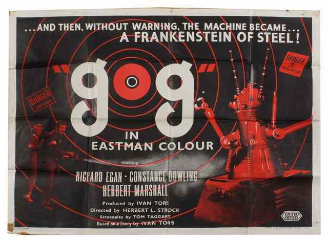 Appraisal: GOG United Artists science fiction starring Richard Eyan British quad