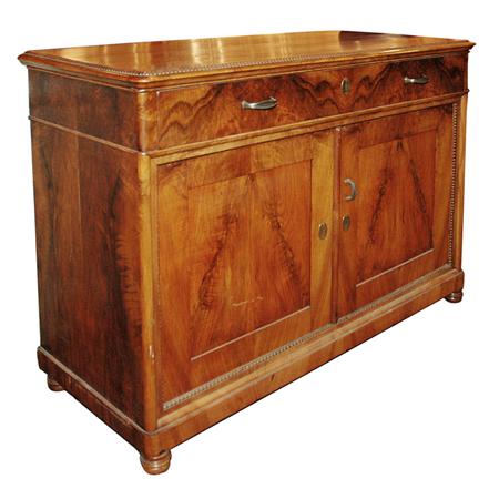 Appraisal: Biedermeier Style Walnut Credenza Estimate nbsp nbsp nbsp - nbsp