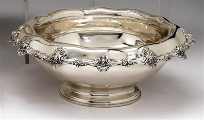 Appraisal: Gorham sterling silver centerpiece bowl th century The rim decorated