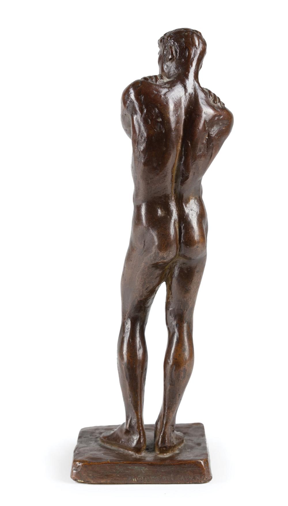 Appraisal: Richmond Barth American Mississippi - Male Nude bronze signed and