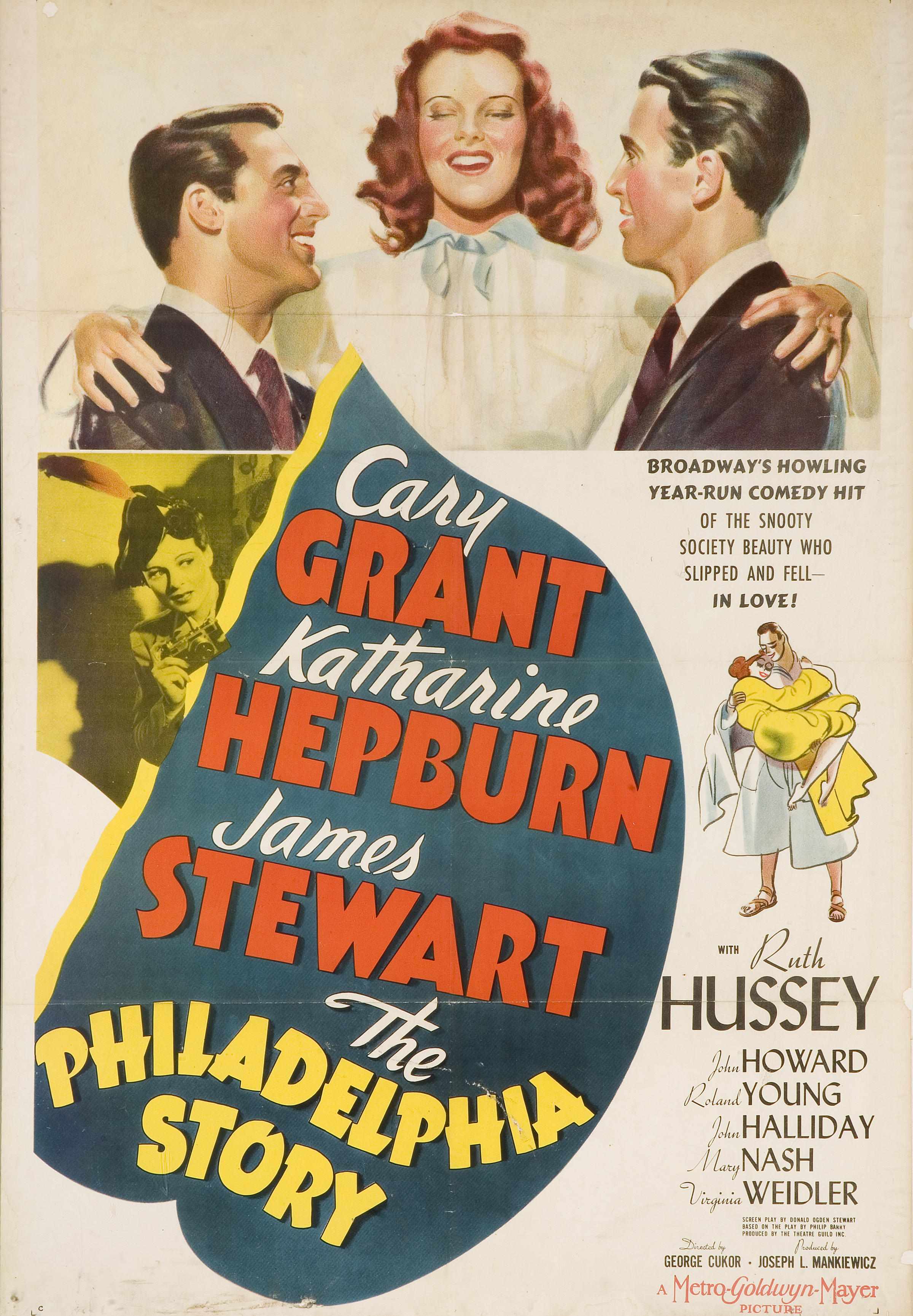 Appraisal: Vintage Hollywood Posters The Philadelphia Story MGM one-sheet style C