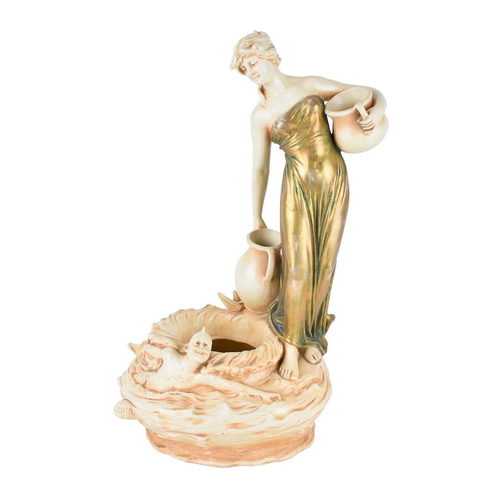 Appraisal: Theodore Schoop Art Nouveau Figure Theodore Schoop for Bernard Bloch