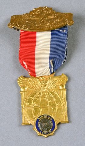 Appraisal: Official Badge from the American Legion foreign pilgrimage Sometimes referred