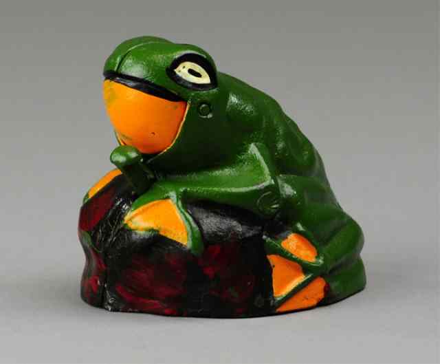 Appraisal: FROG ON ROCK MECHANICAL BANK Kilgore Manufacturing Co Westerville Ohio