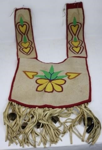 Appraisal: FLATHEAD BEADED LADIES MARTINGALE LATE THOR EARLY TH C FRINGE