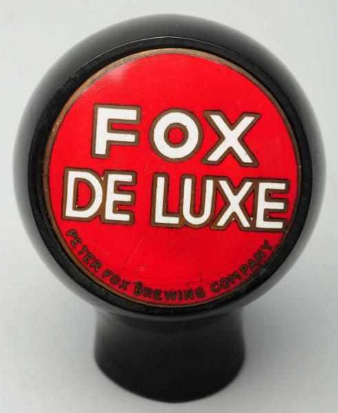 Appraisal: Fox DeLuxe Beer Tap Knob Scratching to bottom of face