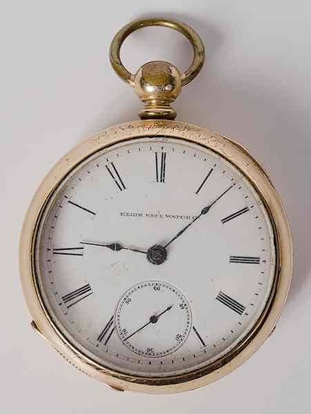 Appraisal: Elgin Pocket Watch American an Elgin pocket watch marked Elgin