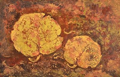 Appraisal: Dorothy Rutka American - Leaves Oil on board signed at