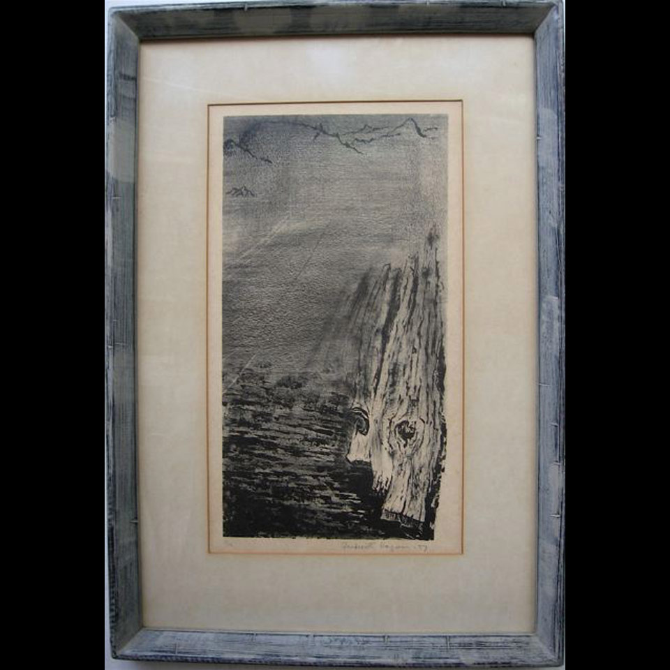 Appraisal: ROBERT FREDERICK HAGAN - CANADIAN DRIFTWOOD LITHOGRAPH NUMBERED DATED SIGNED